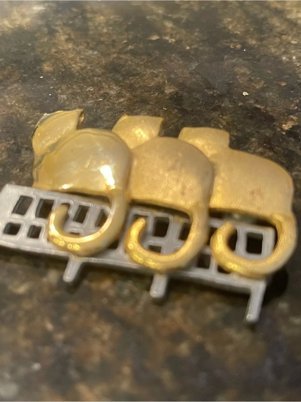 Vintage UltraCraft 80’s Brooch: 3 Cats on a Fence